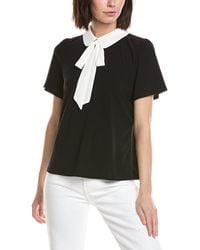 Cece - Short Sleeve Collared Blouse - Lyst