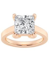 Lab Grown Diamonds - 14K 4.00 Ct. Tw. Lab-Grown Diamond Solitaire Engagement Ring - Lyst