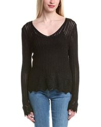 Autumn Cashmere - Open Stitch Cashmere-Blend Sweater - Lyst