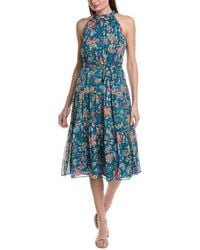 Nanette Lepore - Yin Shadow Stripe Midi Dress - Lyst