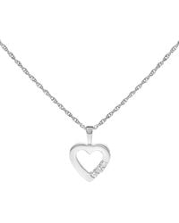 Haus of Brilliance - 0.25 Ct. Tw. Lab-Grown Diamond Pendant Necklace - Lyst