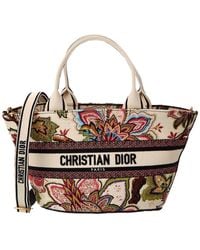 Dior - Hat Canvas Basket Bag - Lyst