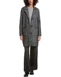 NVLT - Chevron Patterned Coatigan - Lyst