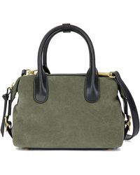 Tiffany & Fred Paris - Soft Suede Mini Satchel - Lyst