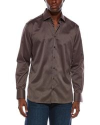 Eterna - Structured Modern Fit Kettlance Shirt - Lyst