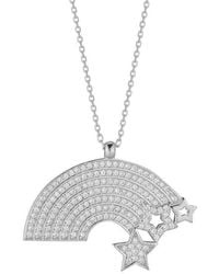 Sphera Milano - Cz & Star Necklace - Lyst