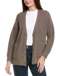 Hannah Rose - Shaker Long Wool & Cashmere-Blend Cardigan - Lyst