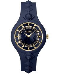 Versus Leather Versus By Versace Camden Market Watch in Metallic - Lyst