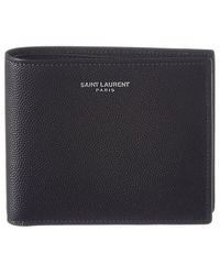 Saint Laurent - Paris East/West Leather Bifold Wallet - Lyst