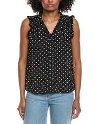 Cece - V-Neck Button Down Blouse - Lyst