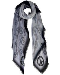 Blue Pacific - Peace Silk-Blend Scarf - Lyst