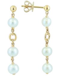 Effy Fine Jewelry - 14K 4.5Mm Pearl Earrings - Lyst