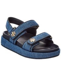 Tory Burch - Kira Sport Denim Sandal - Lyst