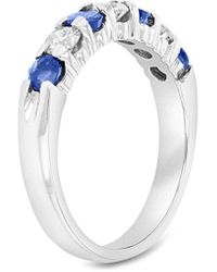 Diana M. Jewels - Fine Jewelry 14k 1.02 Ct. Tw. Diamond & Sapphire Ring - Lyst
