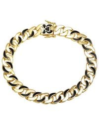 Genevive Jewelry - Rachel Glauber 14K Plated Link Chain Bracelet - Lyst