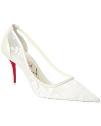 Christian Louboutin - Miss Z 80 Mesh & Leather Pump - Lyst