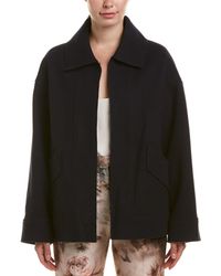 Valentino Wool Coat - Blue