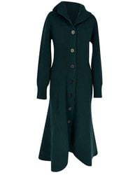 McQueen - Ribbed Midi Dress, Size Int (Authentic Pre-Loved) - Lyst