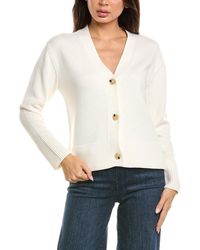 Vince - Shrunken Weekend Wool-Blend Cardigan - Lyst