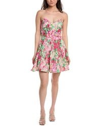 Tadashi Shoji - Scout Floral Print Mini Dress - Lyst