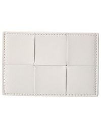 Bottega Veneta - Cassette Maxi Intrecciato Leather Card Case - Lyst