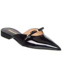 Ferragamo - Bow Mini Leather Mule - Lyst