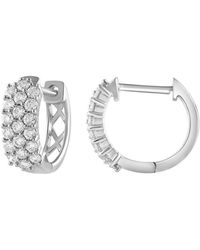 Lab Grown Diamonds - 14K 0.50 Ct. Tw. Lab Grown Diamond Hoops - Lyst