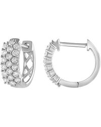 Lab Grown Diamonds - 14K 0.50 Ct. Tw. Lab Grown Diamond Hoops - Lyst