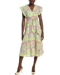 Garrie B - Floral Boota Ruffle Dress - Lyst