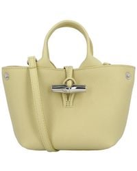 Longchamp - Le Roseau Xs Leather Handbag - Lyst