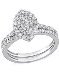 Rina Limor - 14k 0.51 Ct. Tw. Diamond Cluster Ring - Lyst