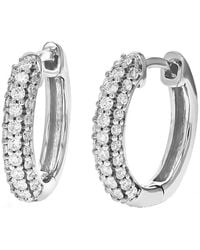 Amairah - 0.50 Ct. Tw. Lab-Grown Diamond Hoops - Lyst