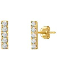 MaxColor - 14K 0.10 Ct. Tw. Lab-Grown Created Opal Stud Earrings - Lyst