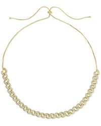 Eye Candy LA - Cz Chain Necklace - Lyst