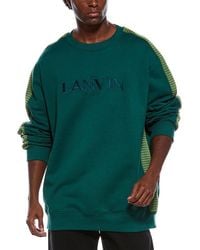 Lanvin - Oversized Crewneck Sweatshirt - Lyst