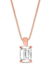 Amairah - 14K 2.00 Ct. Tw. Lab-Grown Diamond Solitaire Pendant Necklace - Lyst