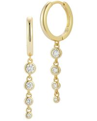 Glaze Jewelry - 14K Plated Cz Earrings - Lyst