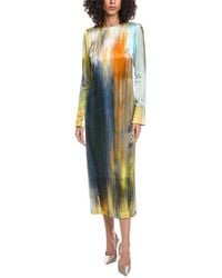 Oscar de la Renta - Abstract Maxi Dress - Lyst