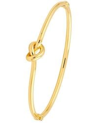 HAWLEY ST - 14K Love Knot Bracelet - Lyst