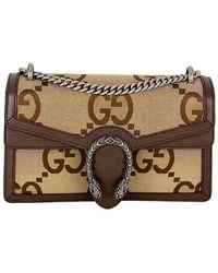 Gucci - Canvas Dionysus Small Jumbo Gg Shoulder Bag (Authentic Pre-Loved) - Lyst