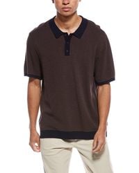 Onia - Textured Knit Polo Shirt - Lyst