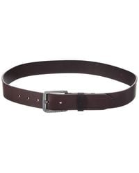 DIESEL - Logo B-Basic Leather Belt - Lyst
