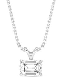 Amairah - 14K 2.00 Ct. Tw. Lab-Grown Diamond Solitaire Pendant Necklace - Lyst