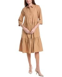 Masai - Solid Midi Dress - Lyst