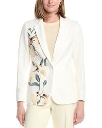 Anne Klein - Notch Collar Jacket - Lyst