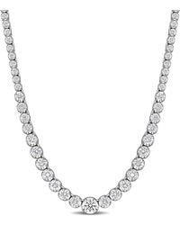 Lab Grown Diamonds - Created Forever 14K 1.99 Ct. Tw. Lab-Grown Diamond Tennis Necklace - Lyst