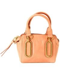 See By Chloé Paige Mini Leather Shoulder Bag - Orange