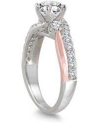 True Diamond - 14K Two-Tone 1.23 Ct. Tw. Diamond Ring - Lyst