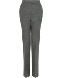 Ferragamo - Wool Houndstooth Trouser - Lyst