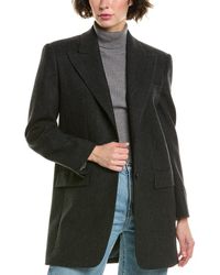 Michael Kors - Boyfriend Wool & Silk-Blend Blazer - Lyst